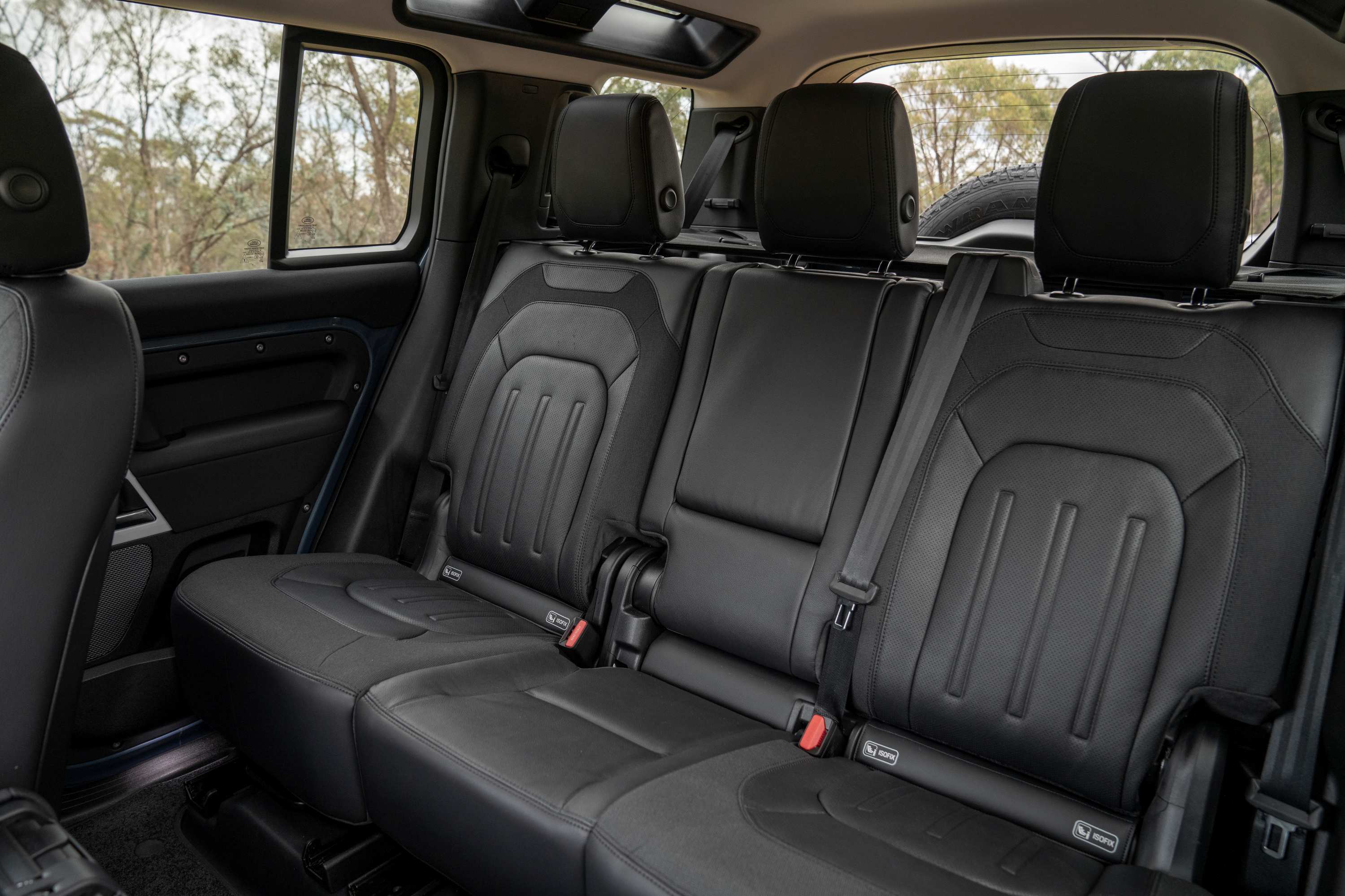 Land Rover Defender rear seats