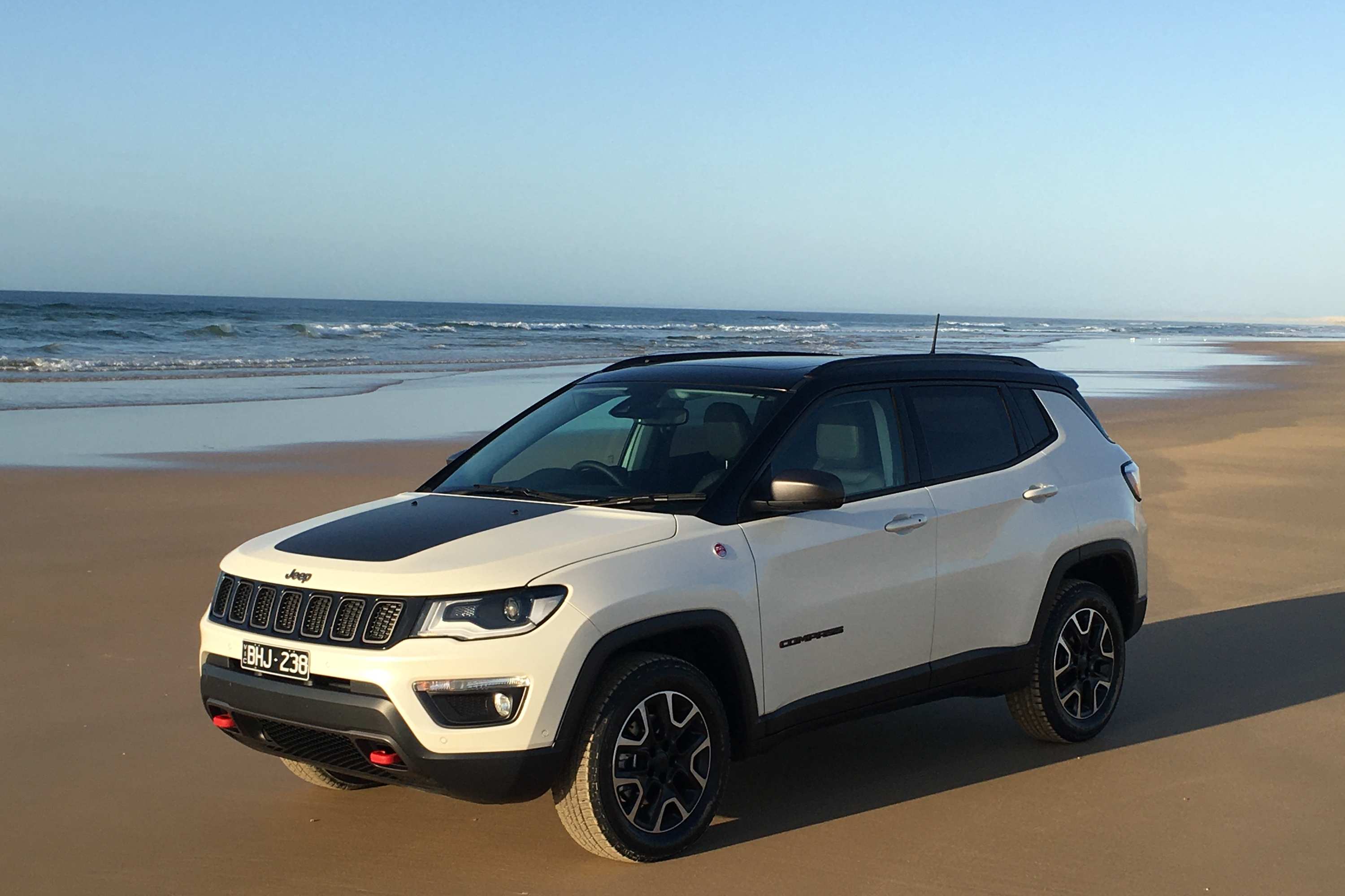 2020 Jeep Compass Trailhawk beach 2