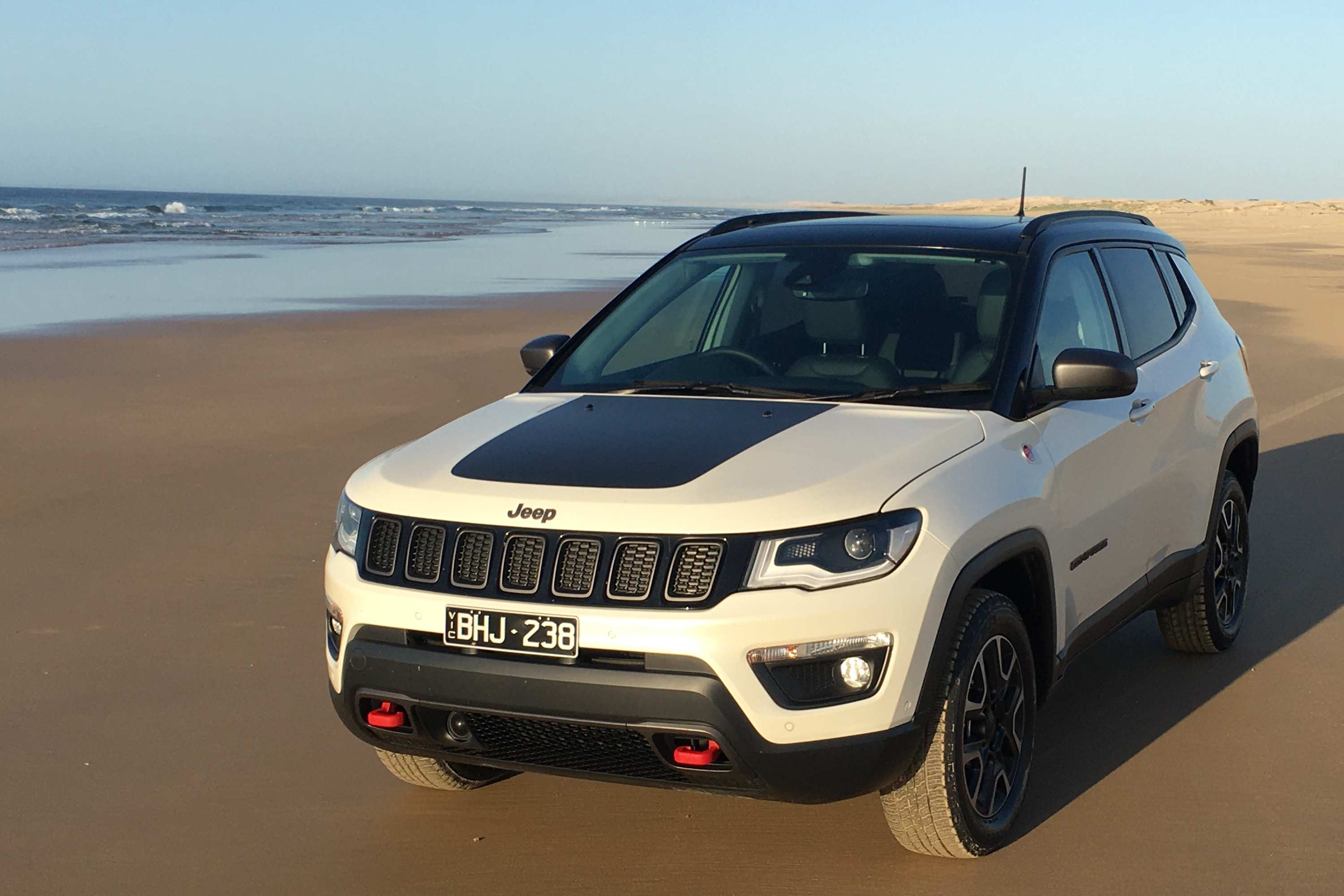 2020 Jeep Compass Trailhawk beach 3