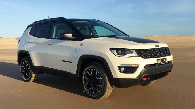 2020 Jeep Compass Trailhawk front qtr