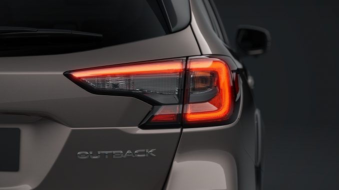 MY21 Subaru Outback, overseas model shown.