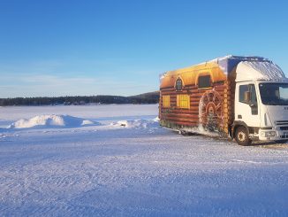 Falken's highway RI151 and BI851 tyres have helped customer Kevin Hancock and his Iveco campervan – converted from a former life as a mobile police office – make an incredible journey from Swansea, Wales all the way to the Arctic Circle, with temperatures reaching a low as -27 degrees Celsius.