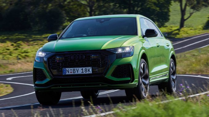 RS Q8 with a thundering 441kW/800Nm 4.0-litre twin-turbo TFSI V8 engine