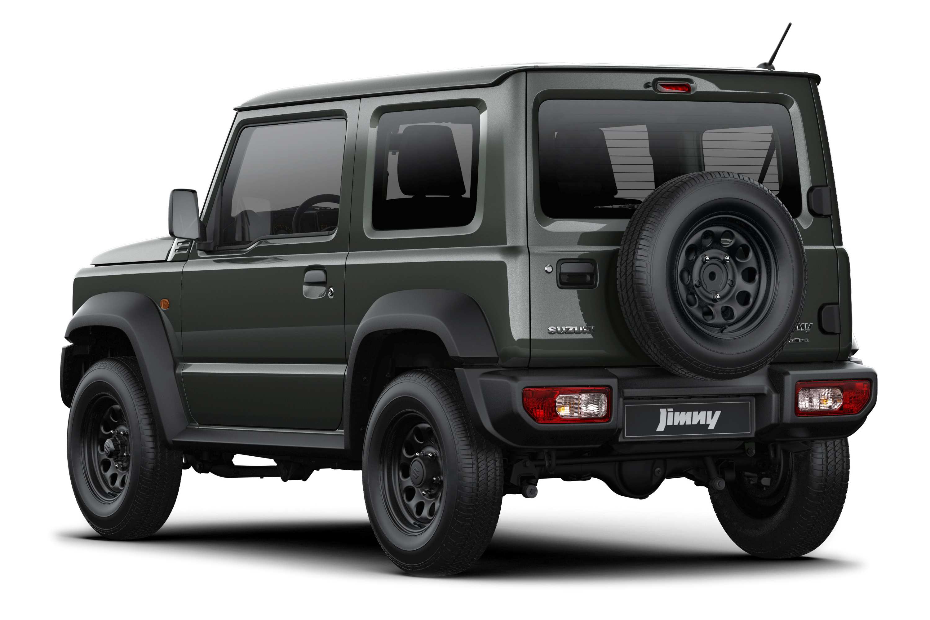 The Jimny Lite will ride on standard 15" cast iron wheels, continuing to provide high levels of stability with low rolling resistance. Plastic textured side mirror covers, Halogen projector headlights without standard fog lamps are the only other notable exterior differences to the Jimny already on our roads.