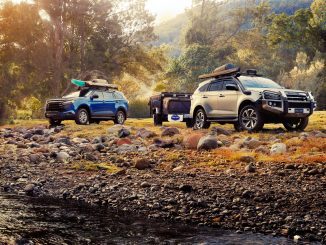 21MY Isuzu MU-X 4x4 LS-M Cobalt Blue Mica & LS-T Mercury Silver Metallic - Acc Creek Camping.