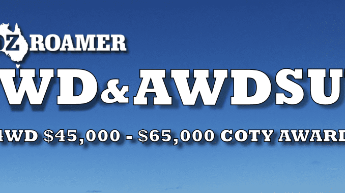 OzRoamer 2022 4WD $45000 - $65000 COTY Award