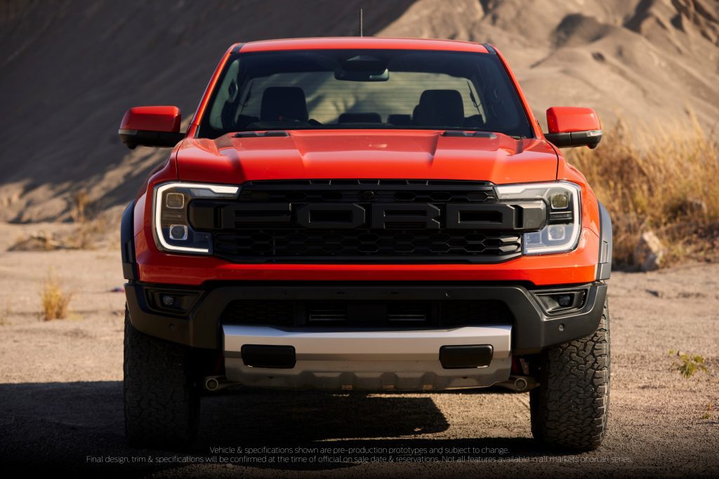 2022 Ford Ranger Raptor grill