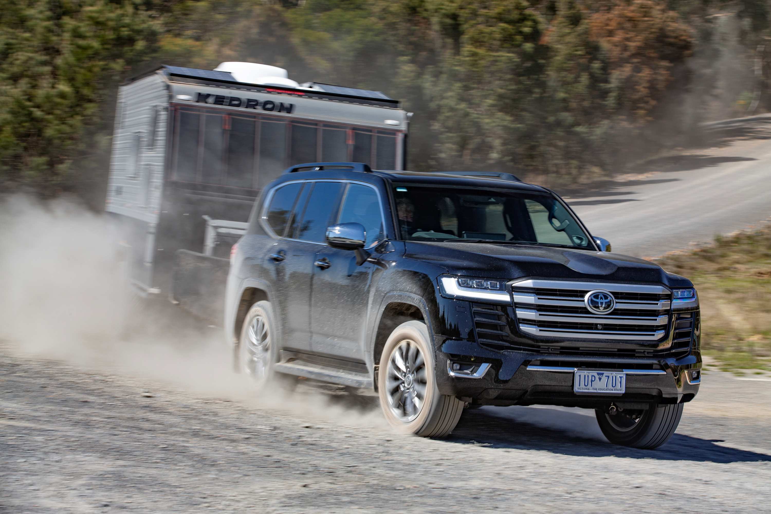 Toyota LandCruiser 300 series launch towing with Sahara ZX 2