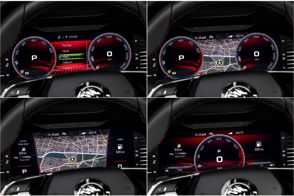 ŠKODA Kodiaq RS configurable driver instruments