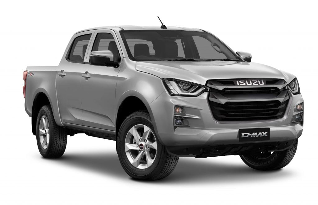 23MY ISUZU D-MAX LS-M CREW CAB UTE Mercury Silver Metallic.