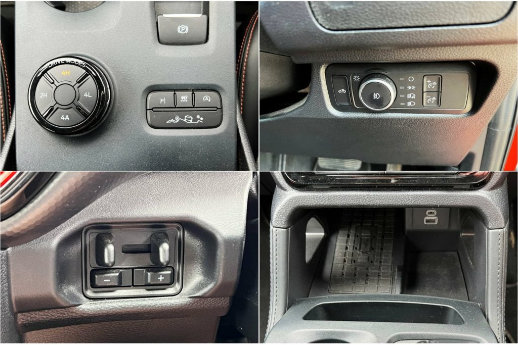 Ford Ranger Raptor 2023 controls 4 pic