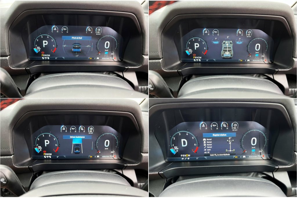 Ford Ranger Raptor 2023 dash 4 pic