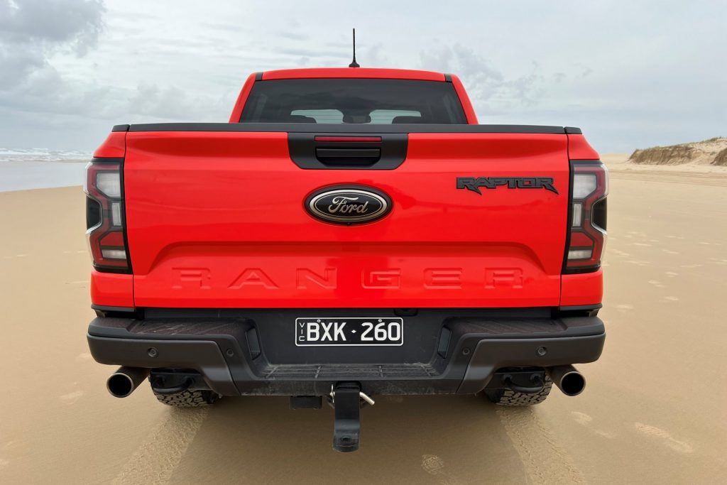 Ford Ranger Raptor 2023 rear