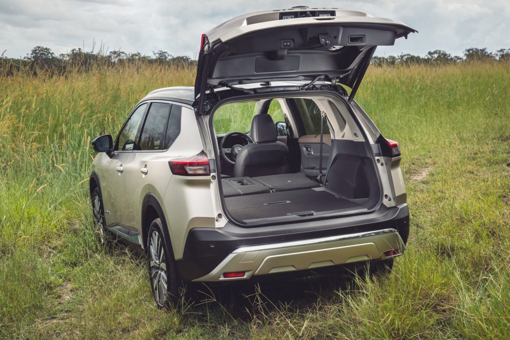 2023 Nissan X-Trail e-POWER with e-4ORCE boot flexibility