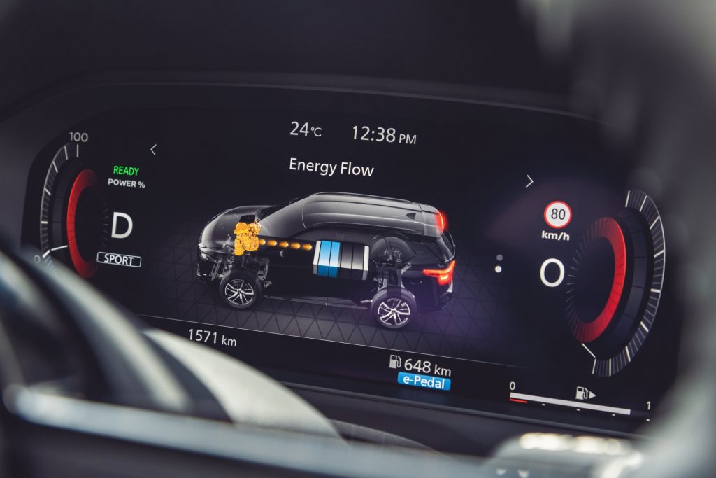 2023 Nissan X-Trail e-POWER with e-4ORCE energy flows