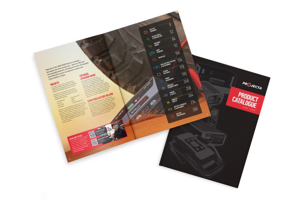 Along with showcasing the latest products, the new catalogue also includes educational sections.