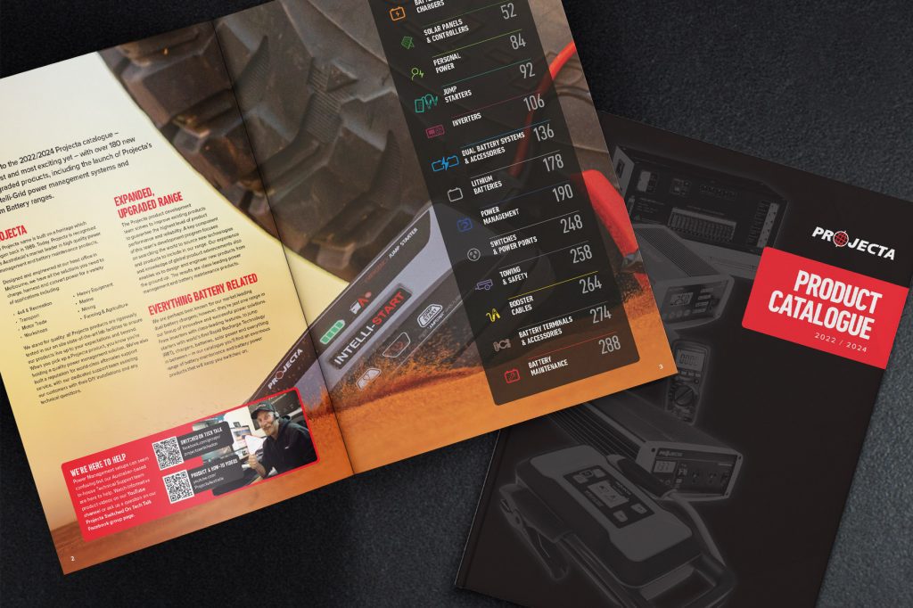 The new Projecta catalogue is out now featuring exciting new products and the latest range expansions - it's 70 per cent larger than the previous catalogue.