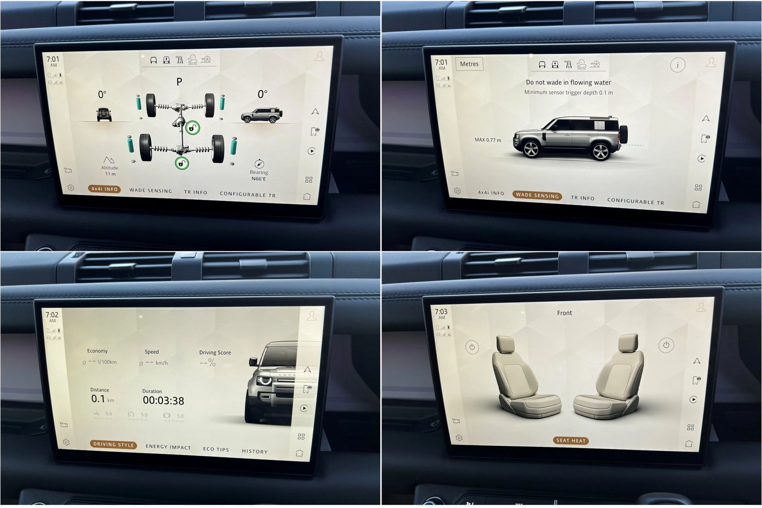 2023 LR Defender X Dynamic HSE D300 central screen 4 pic