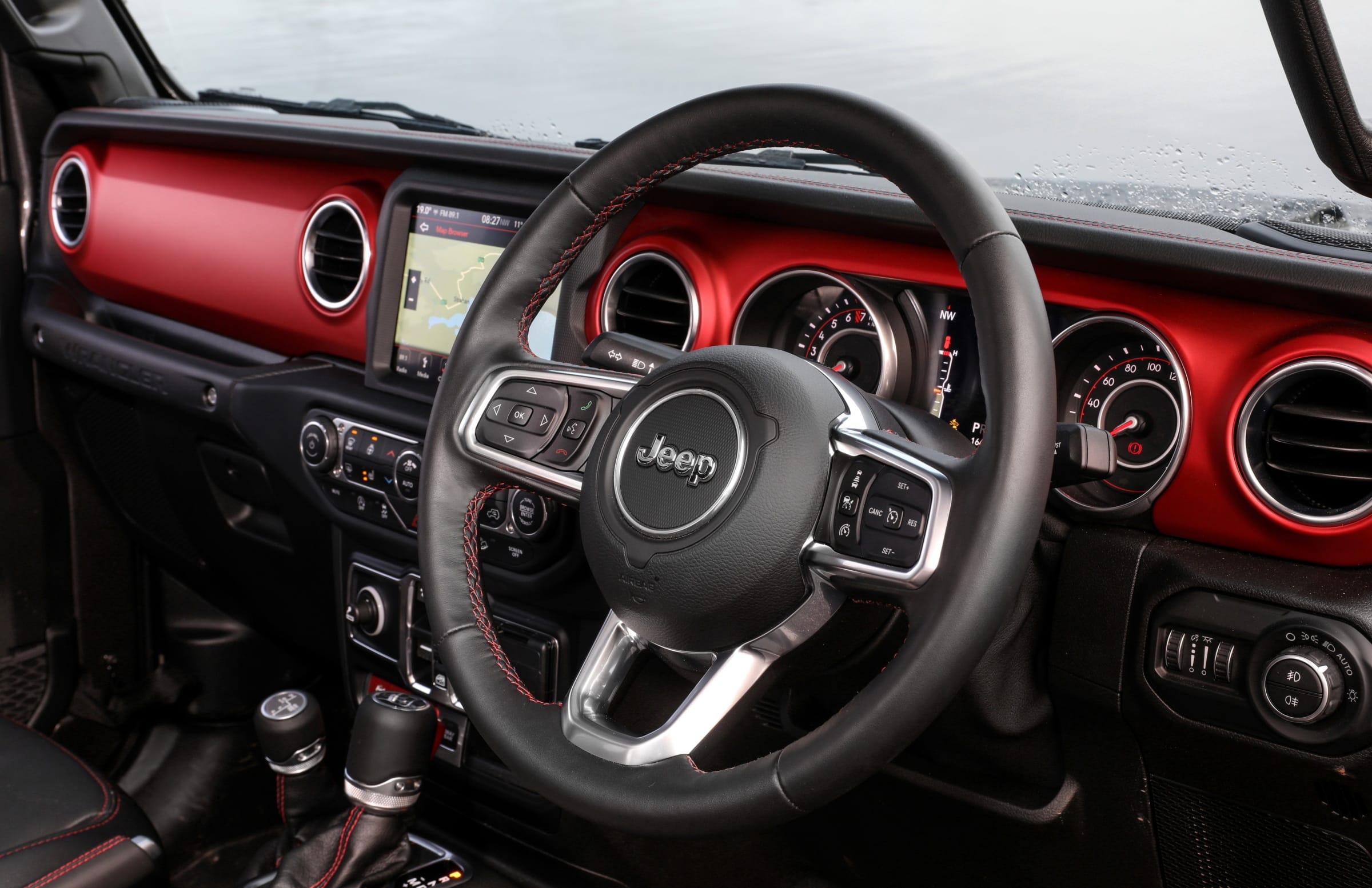 Jeep Wrangelr Rubicon interior