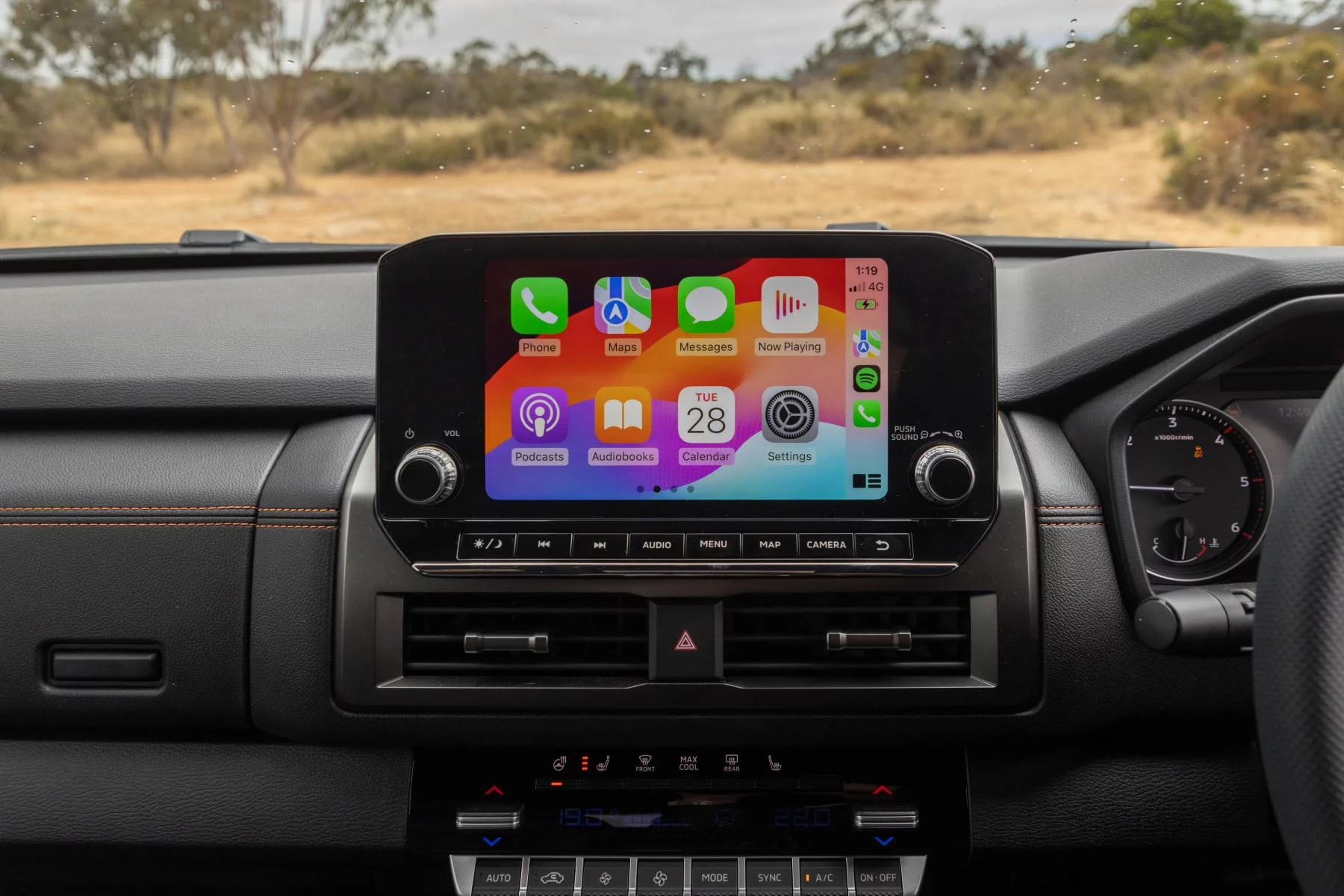 2024 Mitsubishi Triton GSR Yambuki Orange infotainment and connectivity 1