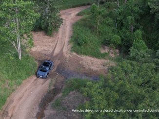 Subaru Solterra EV AWD Touring off road track driving 6