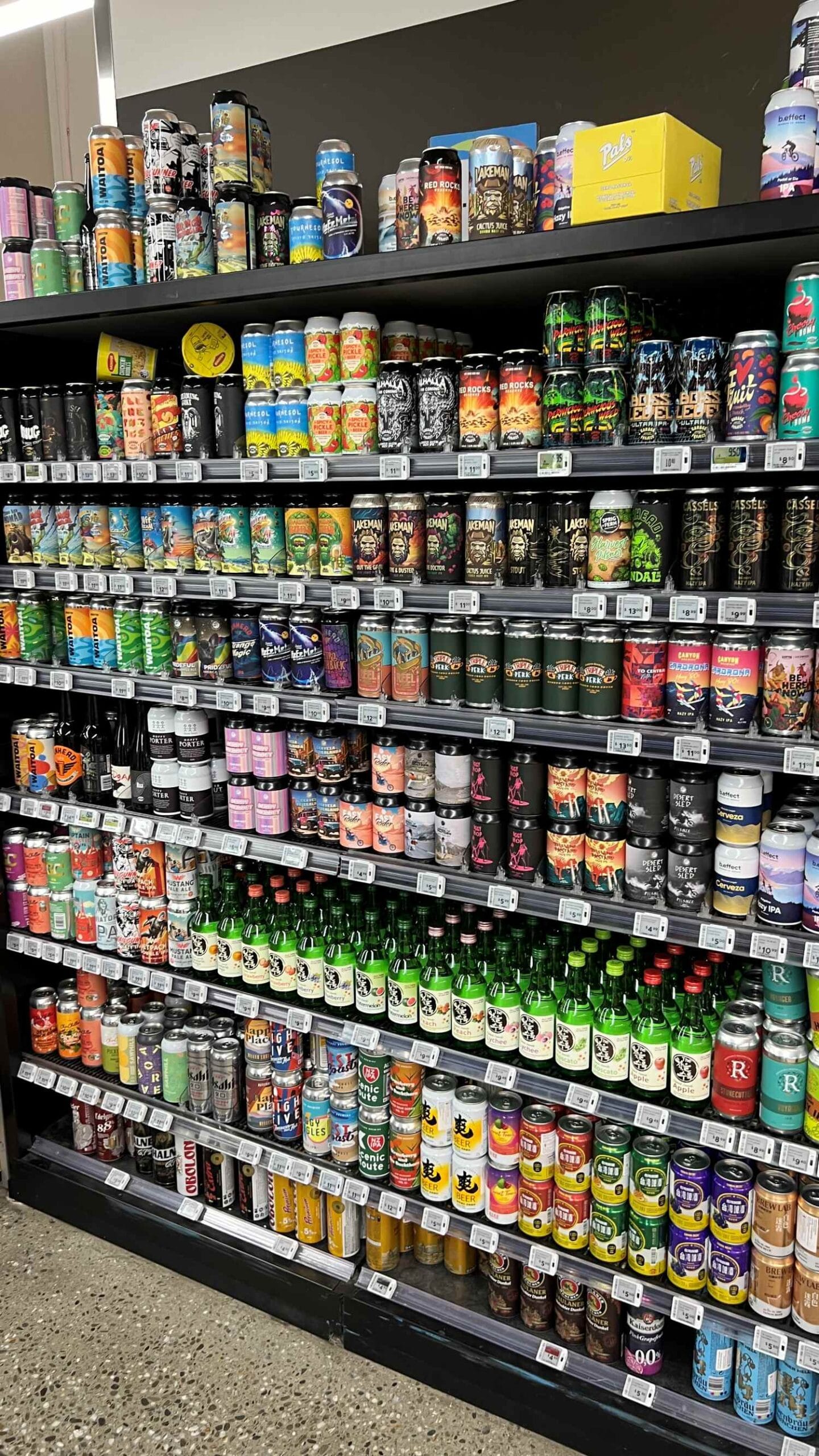 Beer choices NZ