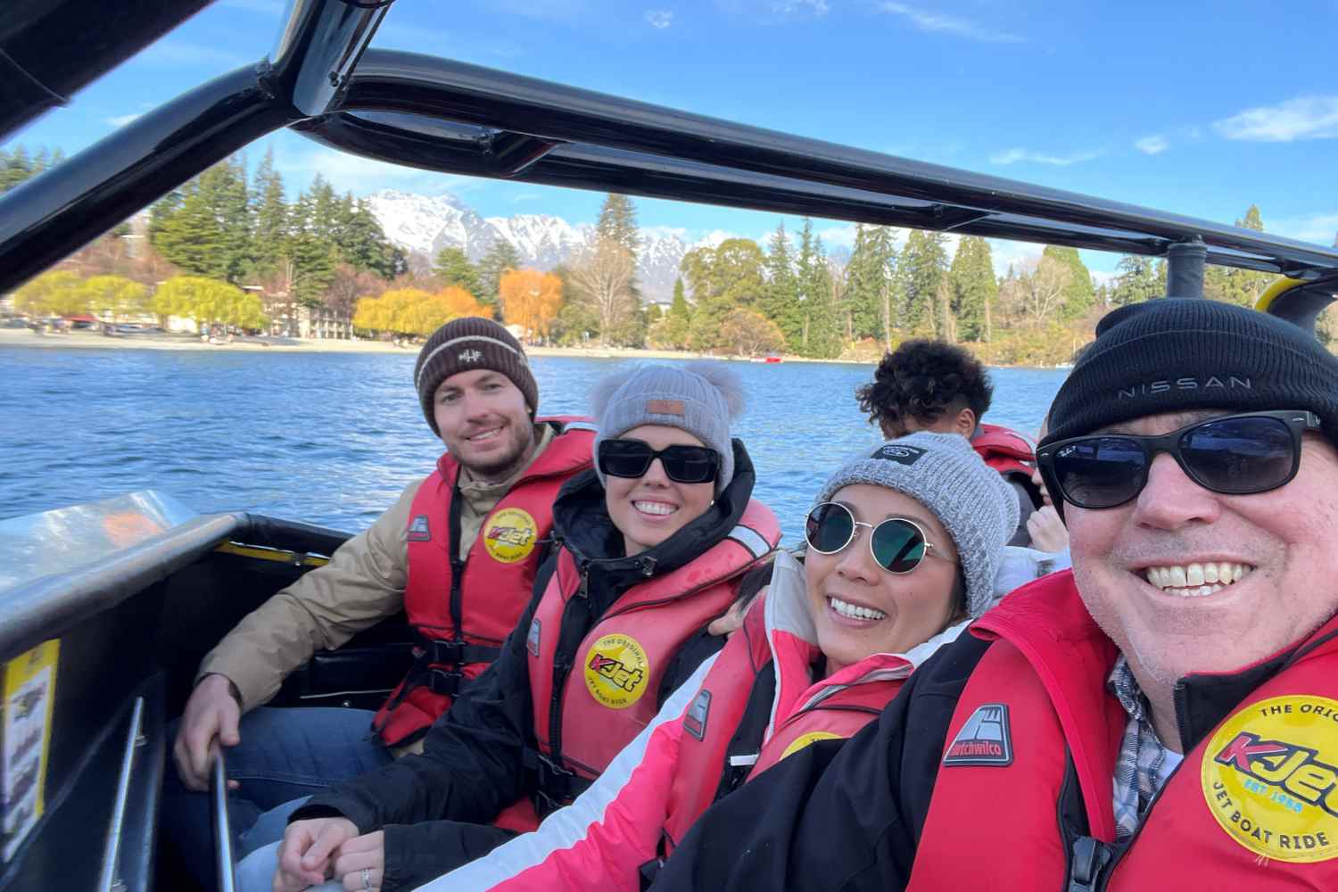 Jet boat ride Shotover river Queenstown NZ