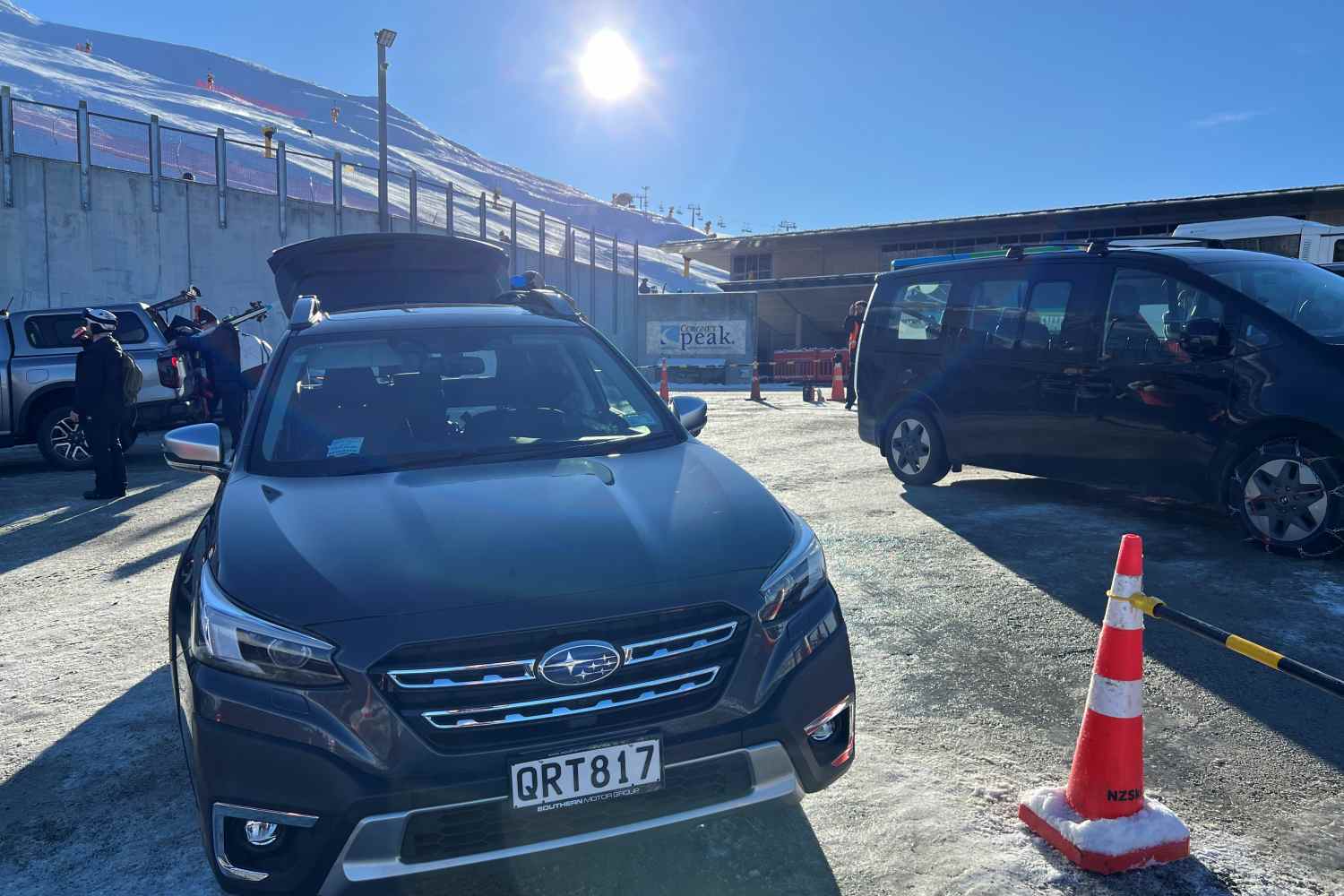 Subaru Outback Coronet Peak drop off zone 1