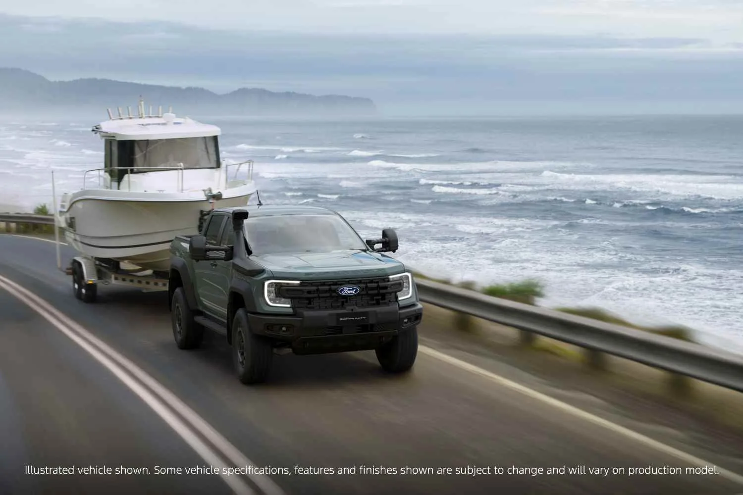 Ford Ranger Super Duty _BoatTow_TractionGreen_20250327_WD