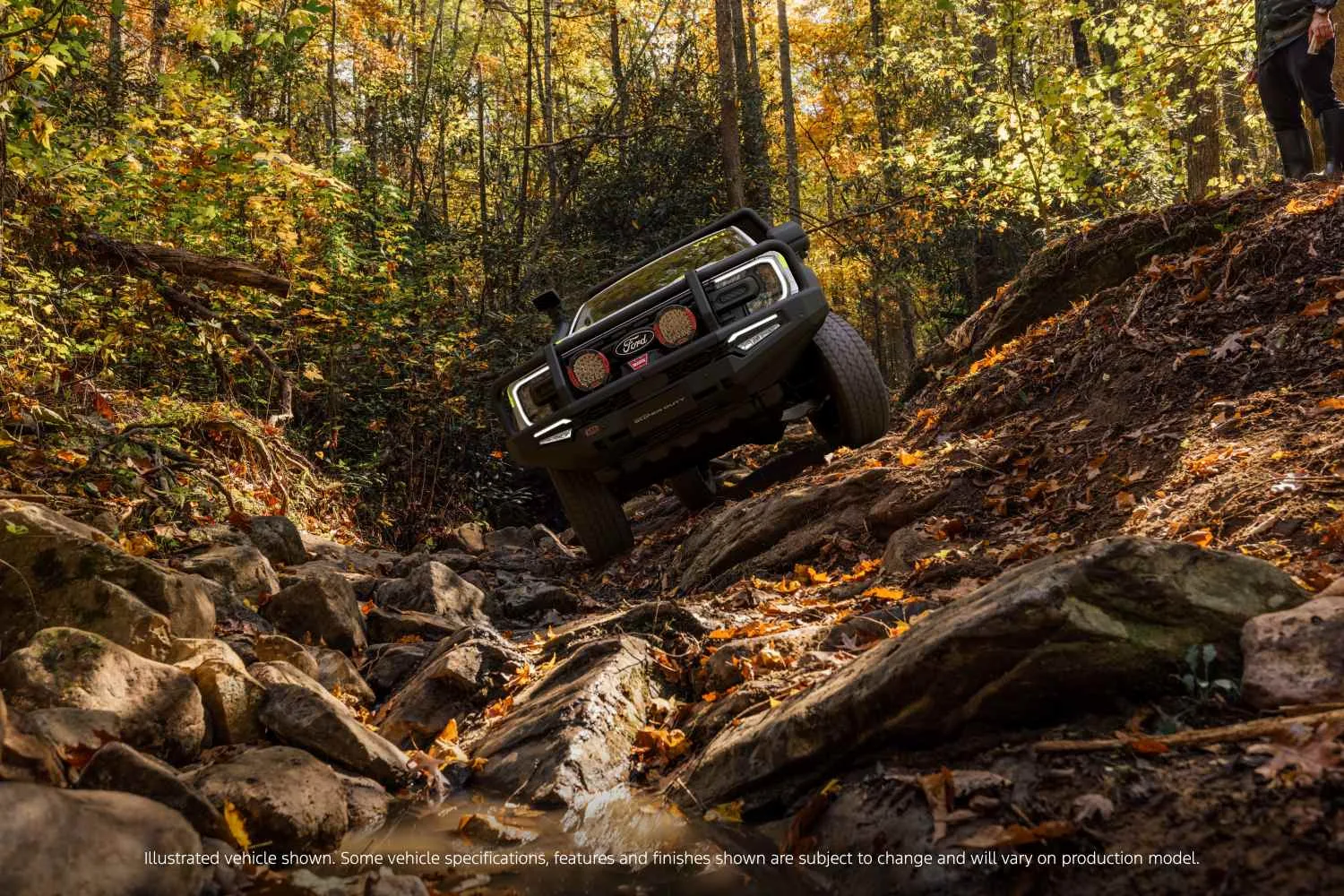Ford Ranger Super Duty heavy off road driving
