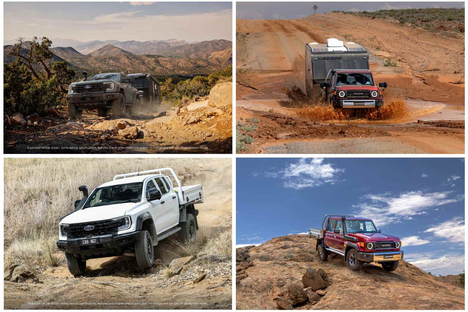 Super Duty VS LandCruiser Ute