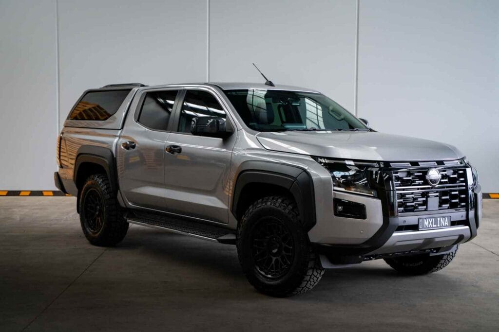2026 Maxliner Nissan Navara front quarter canopy